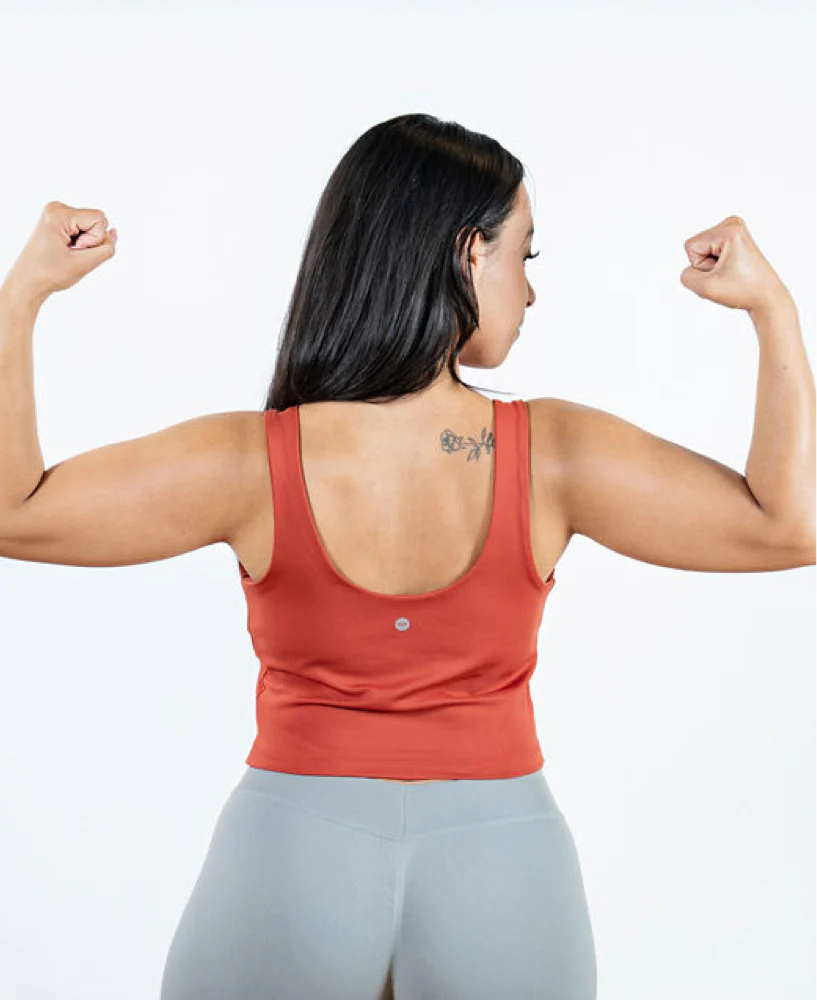 Classic Polygene Crop Tank - Rust - Image 3