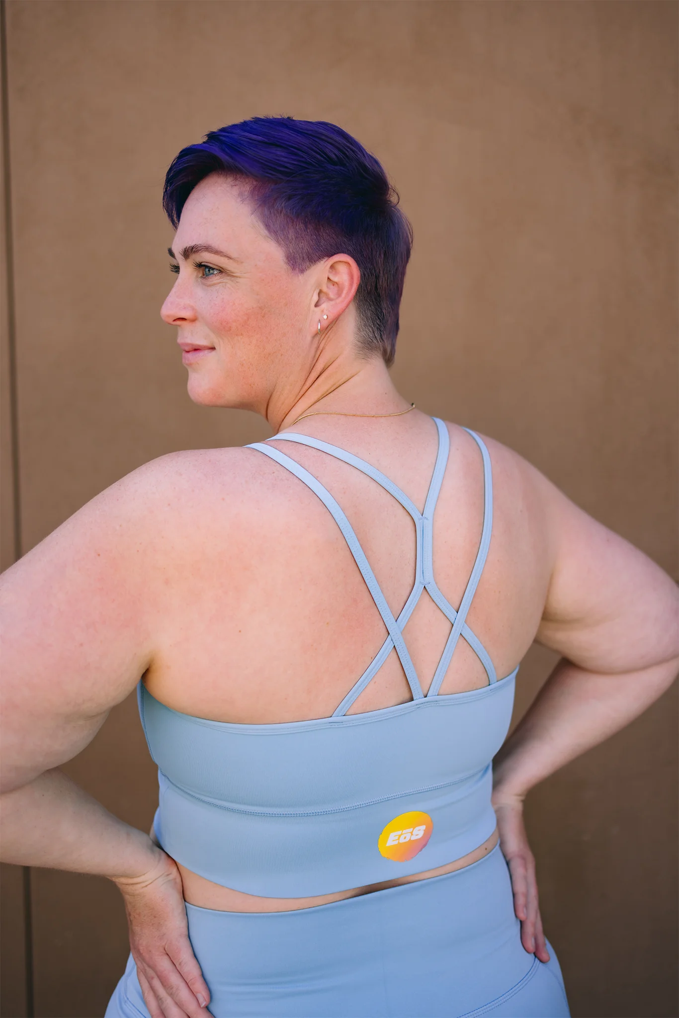 Women's Strappy Bra Tank - Tourmaline - Image 3