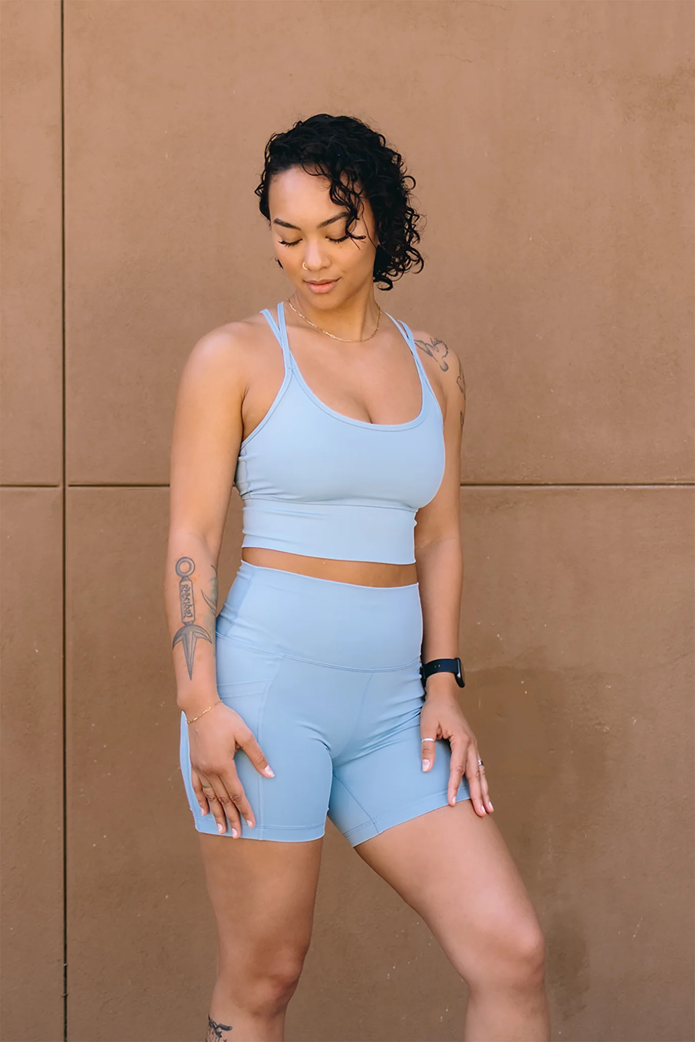 Women's Strappy Bra Tank - Tourmaline - Image 4