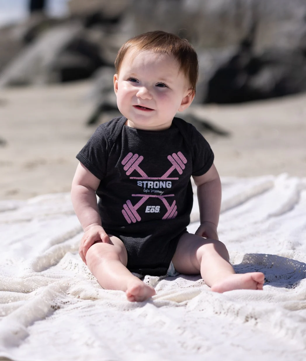 Strong Like Mommy Infant Onesie - Image 3