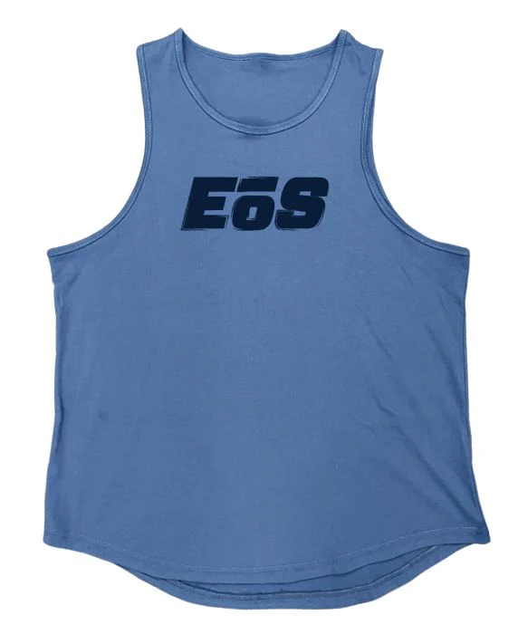 Men’s Workout Tank – Blue - Image 3