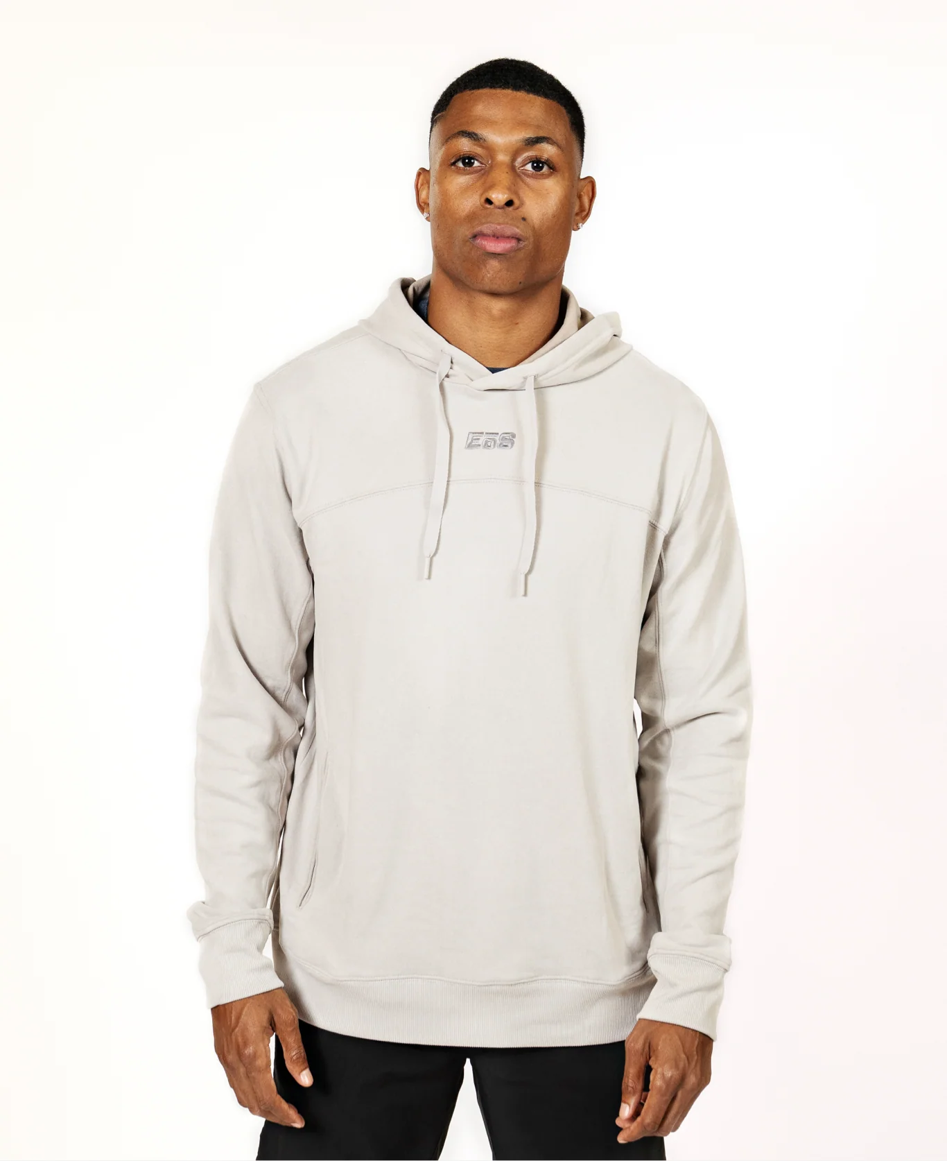 Men's EōS Melange Fleece Hoodie - Satellite - Image 4
