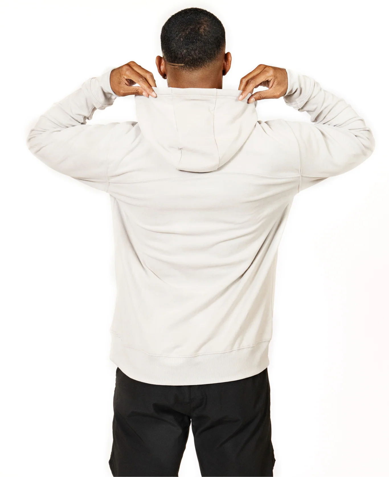 Men's EōS Melange Fleece Hoodie - Satellite - Image 5