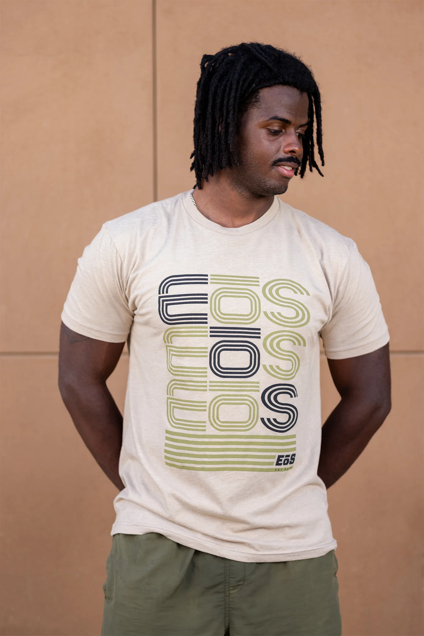 Next Level EōS Atari Tee - Heather Tan - Image 3